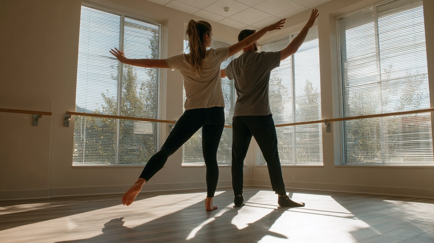 Séance d’activité physique douce encadrée pour améliorer la mobilité avec la sclérose en plaques.